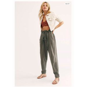 Free People Margate Trousers XS in Grey/Charcoal